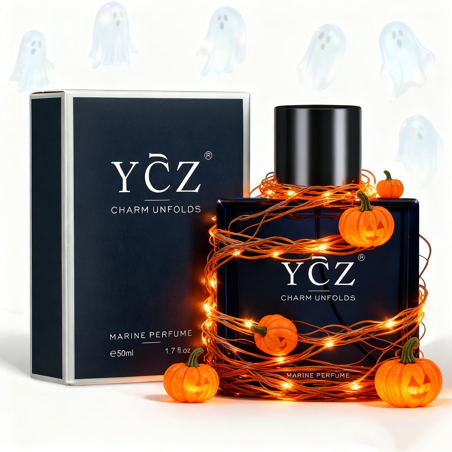 Colonia para hombre de 50 ml - Seductora fragancia oriental amaderada con pomelo, jengibre y almizcle | Sin BPA, a base de alcohol ni formaldehído | Aroma fresco y duradero para citas y ropa informal | Regalo ideal