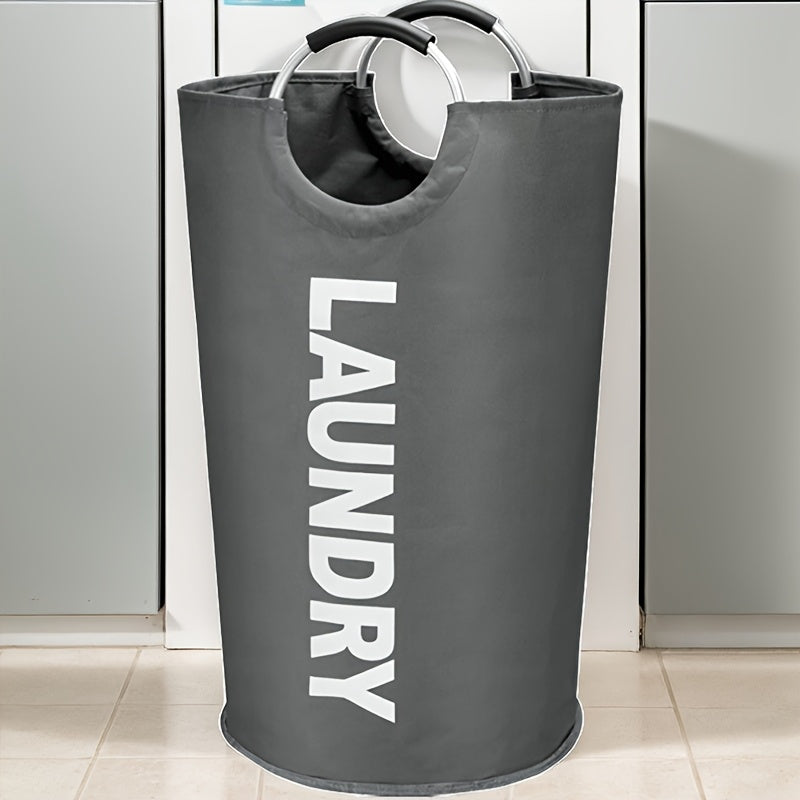 Cesta grande para la ropa sucia con bolsa plegable, percha alta independiente, cesto plegable para la ropa sucia, cesta de alta calidad. El asa tiene un diseño de medio anillo que la fija y la hace más segura y resistente a