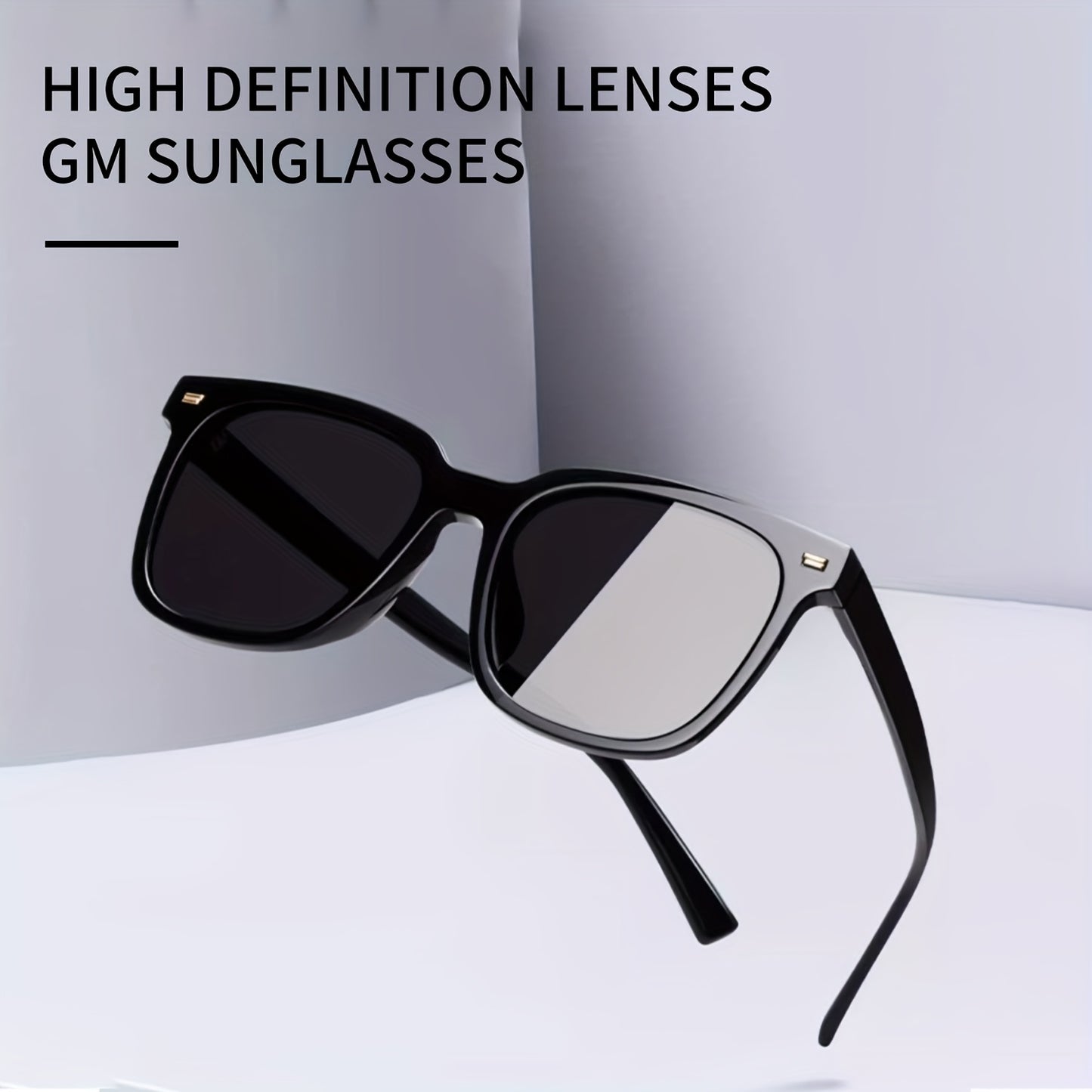 3 pares de gafas polarizadas para hombre y mujer, ligeras, clásicas, cuadradas, deportivas, resistentes a los rayos UV, ideales para ciclismo, conducción, running y pesca.