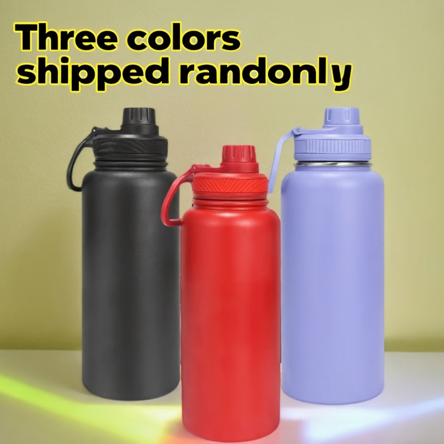 Botella de agua térmica de acero inoxidable de 940 ml (1 unidad) | Reutilizable, con aislamiento al vacío de doble pared, multiusos, sin BPA, ideal para deportes, actividades al aire libre y regalos navideños