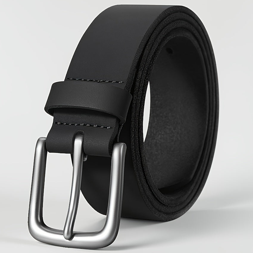 Cinturones de cuero de grano completo para hombre, estilo casual, para uso diario, hechos a mano, con caja de regalo.