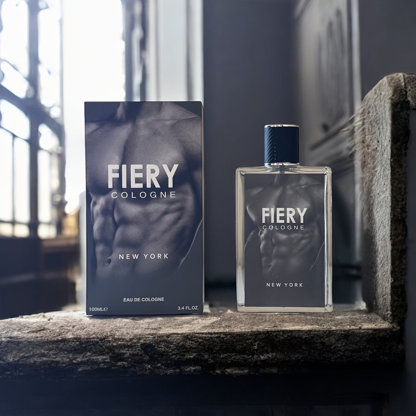 Colonia para hombre Fiery New York, Perfume para hombre, Colonia para hombre, Perfume masculino
