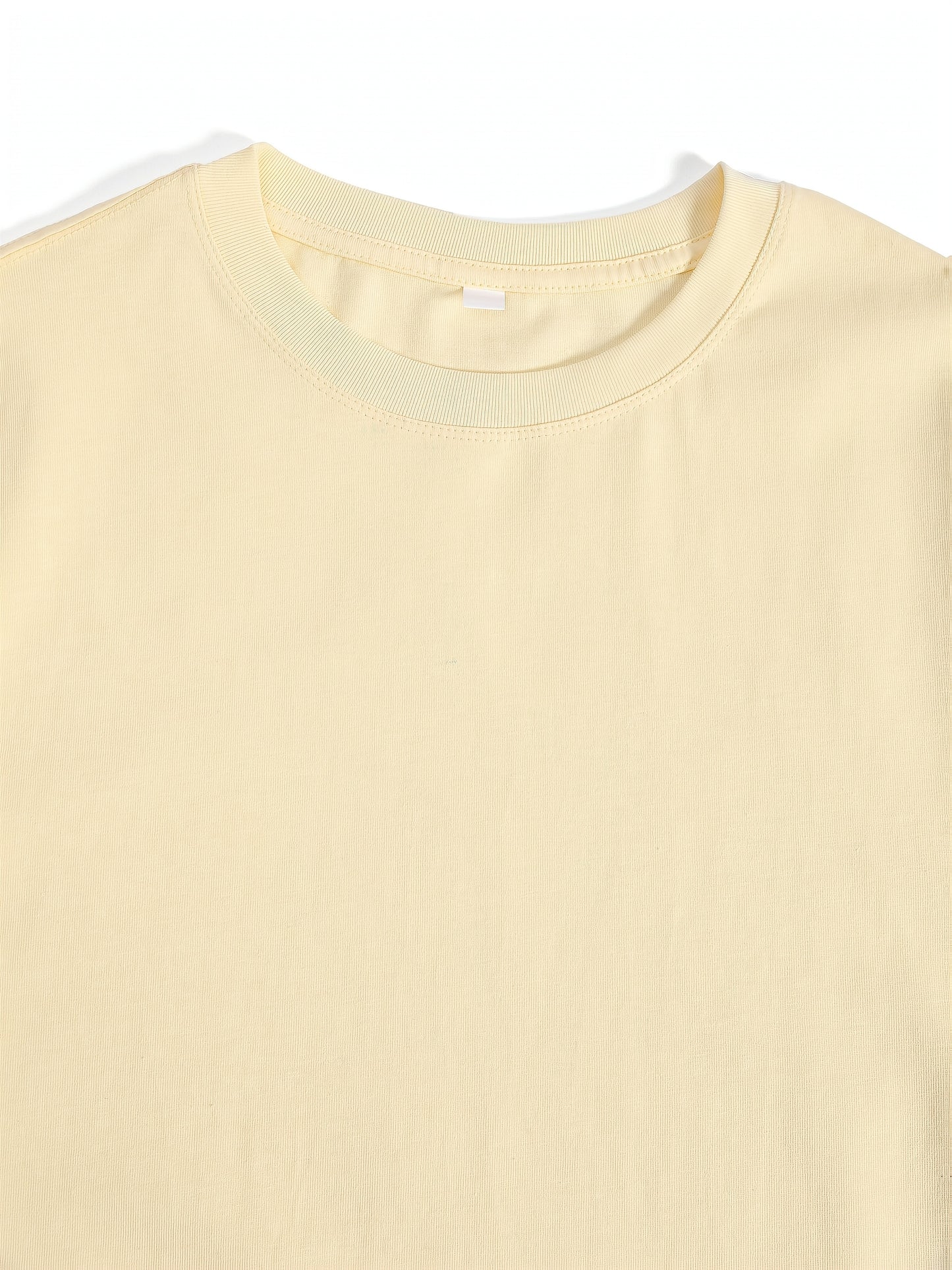 Camiseta con espalda estampada para hombre: diseño minimalista de cruces y círculos. Camiseta de algodón suave y transpirable para uso diario y formal. Top casual para cualquier temporada para los amantes de la moda urbana