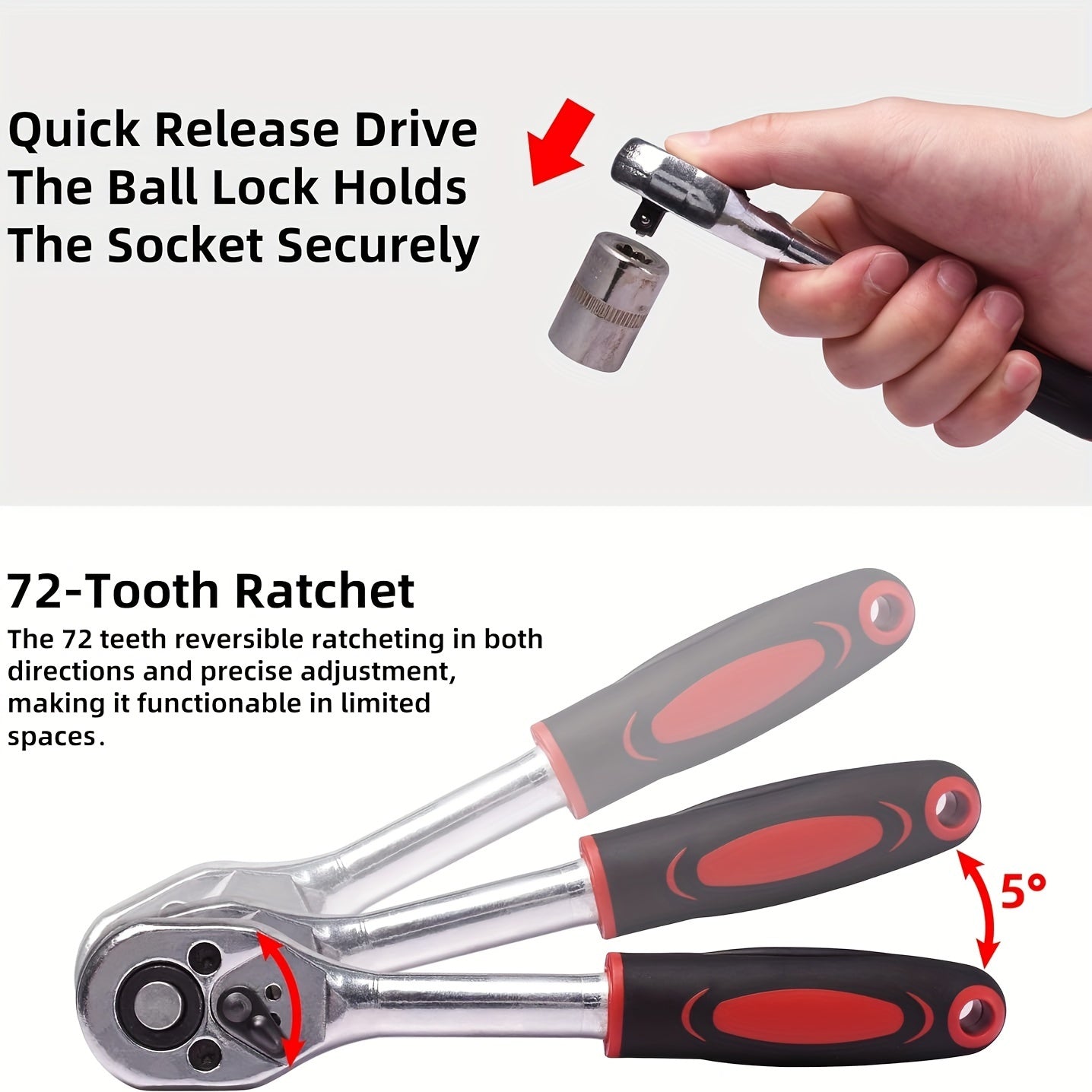 Kit de herramientas automotrices profesionales de 325/53/46 piezas - Juegos de herramientas premium para el mantenimiento de autos, motos y bicicletas - Solución compacta, portátil y todo en uno con llave de trinquete, jueg