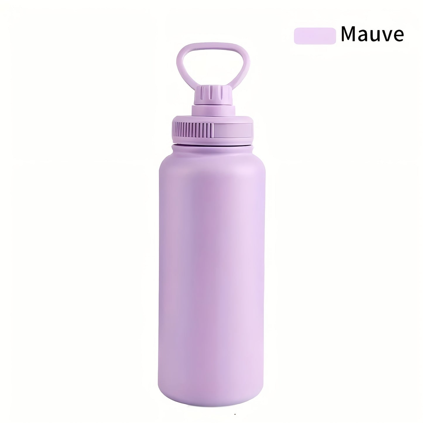 Botella de agua térmica de acero inoxidable de 940 ml (1 unidad) | Reutilizable, con aislamiento al vacío de doble pared, multiusos, sin BPA, ideal para deportes, actividades al aire libre y regalos navideños