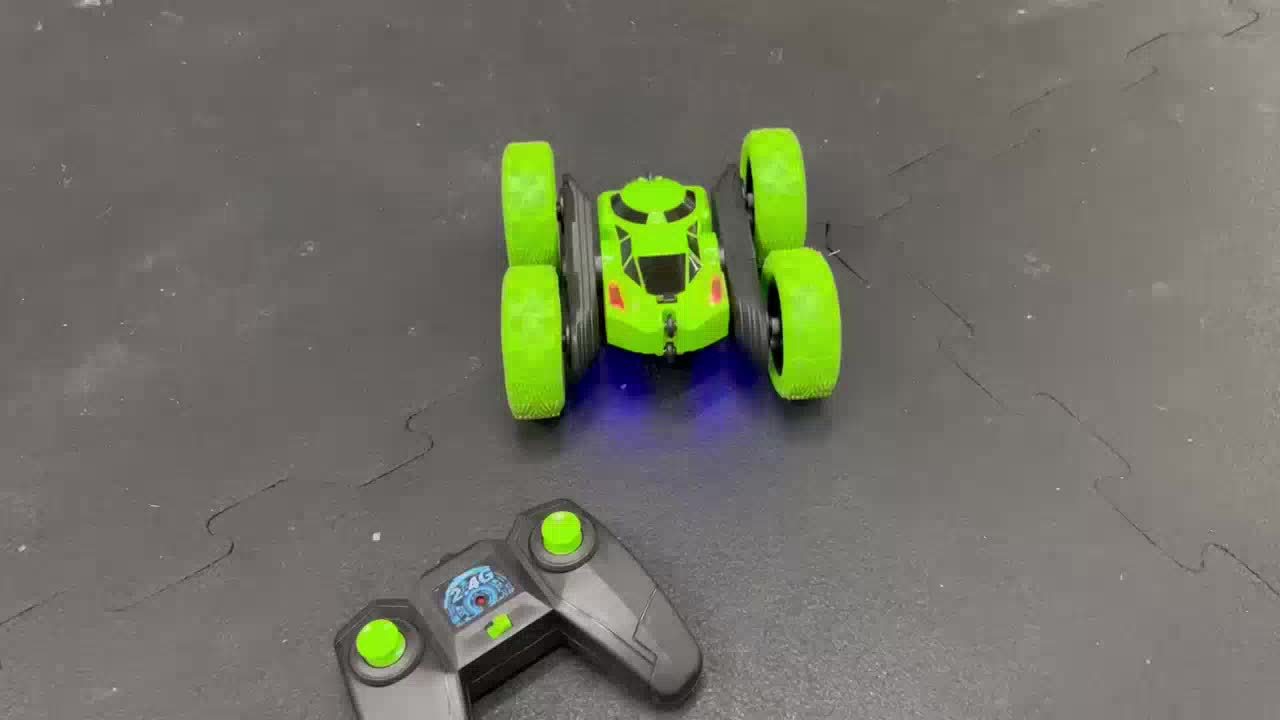 Coche teledirigido para niños de 6 a 12 años, tracción en las cuatro ruedas, giro de 360°, luces LED de 2,4 GHz y alta velocidad todoterreno. Ideal para regalo de cumpleaños o Navidad (Navidad, Halloween, Pascua).