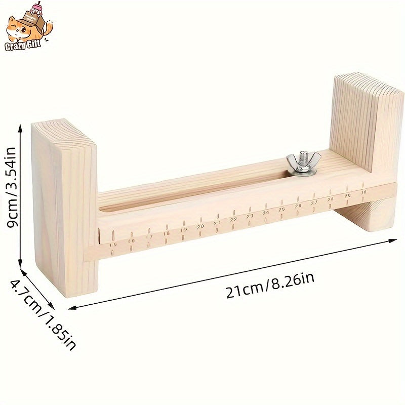 Soporte resistente de madera para hacer joyas. Marco en forma de U. Maquina manual para hacer pulseras y collares.