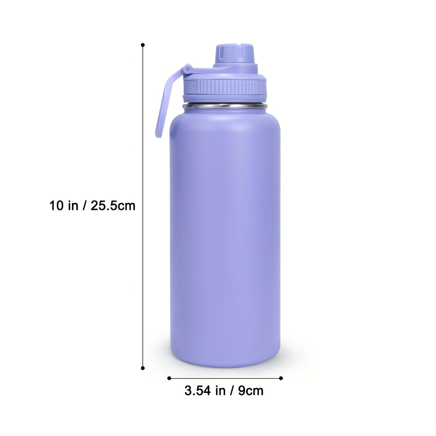 Botella de agua térmica de acero inoxidable de 940 ml (1 unidad) | Reutilizable, con aislamiento al vacío de doble pared, multiusos, sin BPA, ideal para deportes, actividades al aire libre y regalos navideños